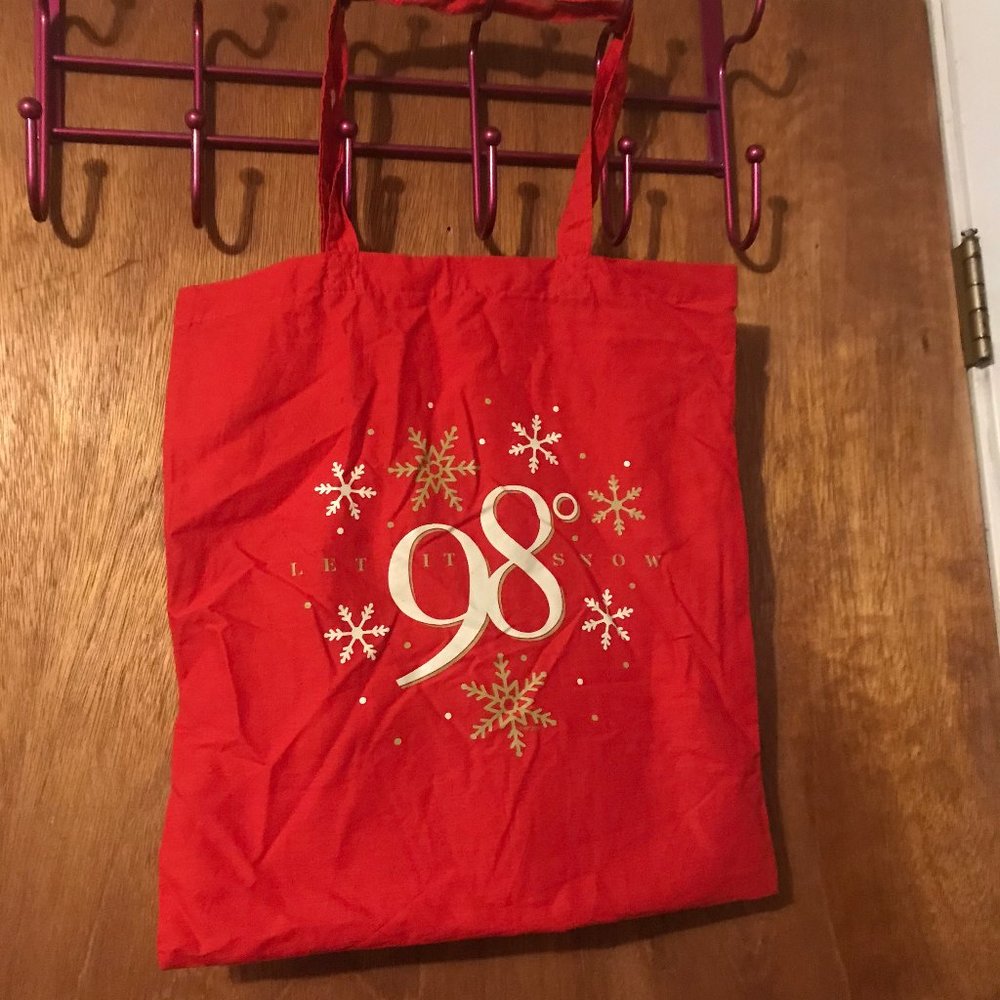98 Degrees Let It Snow 2017 VIP Tote Bag